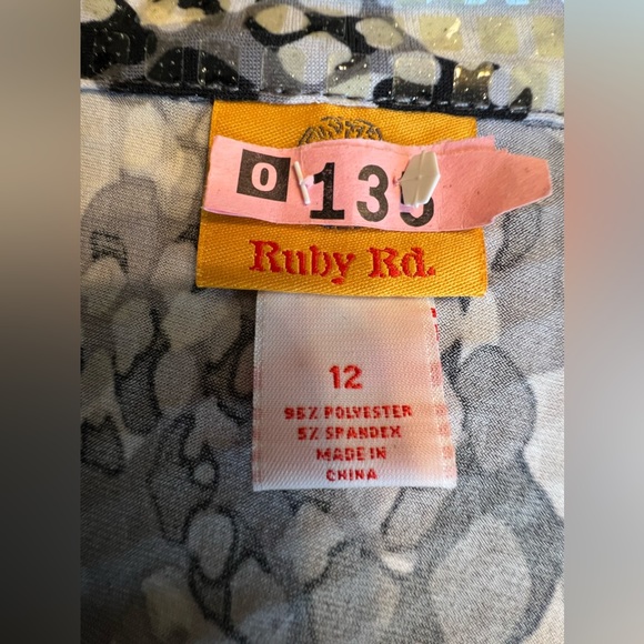 CHIC Ruby Rd SIZE 12 Zip-up jacket SPARKLE - Picture 5 of 7